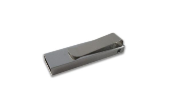 USB in metallo con clip