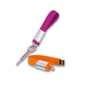 Portachiavi in silicone con USB