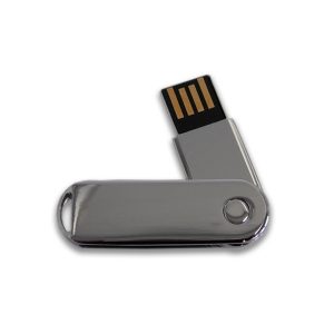 Chiavetta USB rotante in metallo da 64 GB
