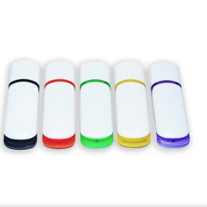 USB 64 GB in plastica con profilo colorato