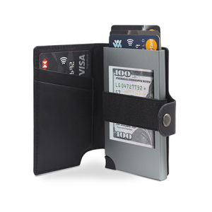 Porta carte di credito RFID integrato WALLY PORTO
