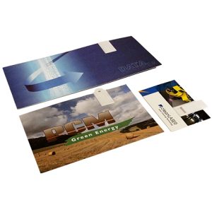 Flyer cartolina con USB integrata