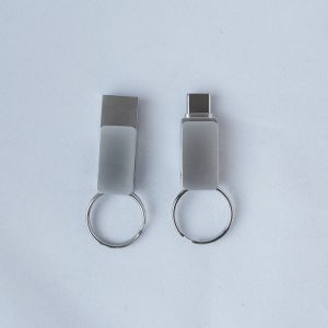 USB Otg Type C – Mini in Metallo Con Anello